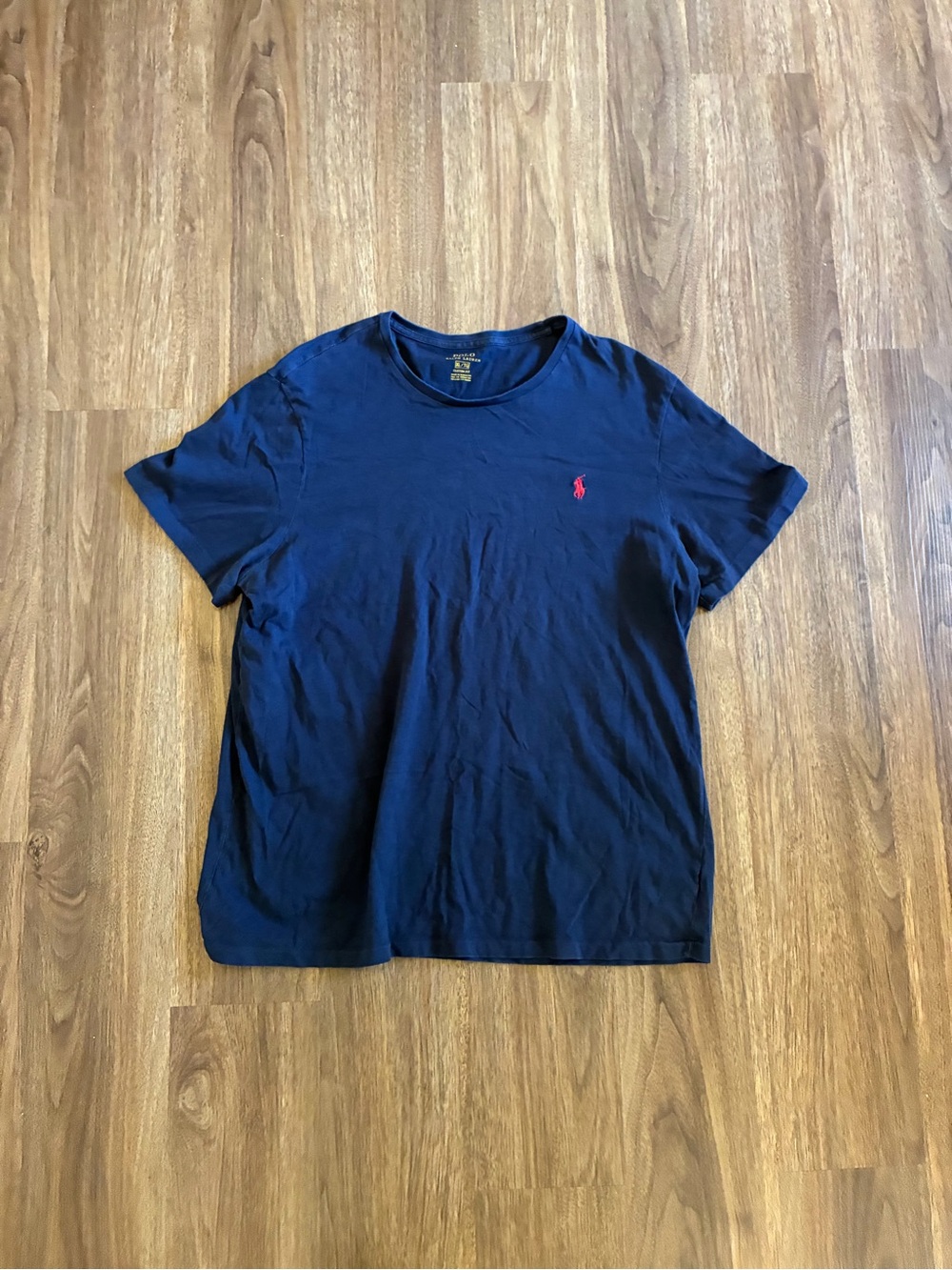 Polo Ralph Lauren Men’s Custom Fit Logo Tee Shirt XL Navy Cotton